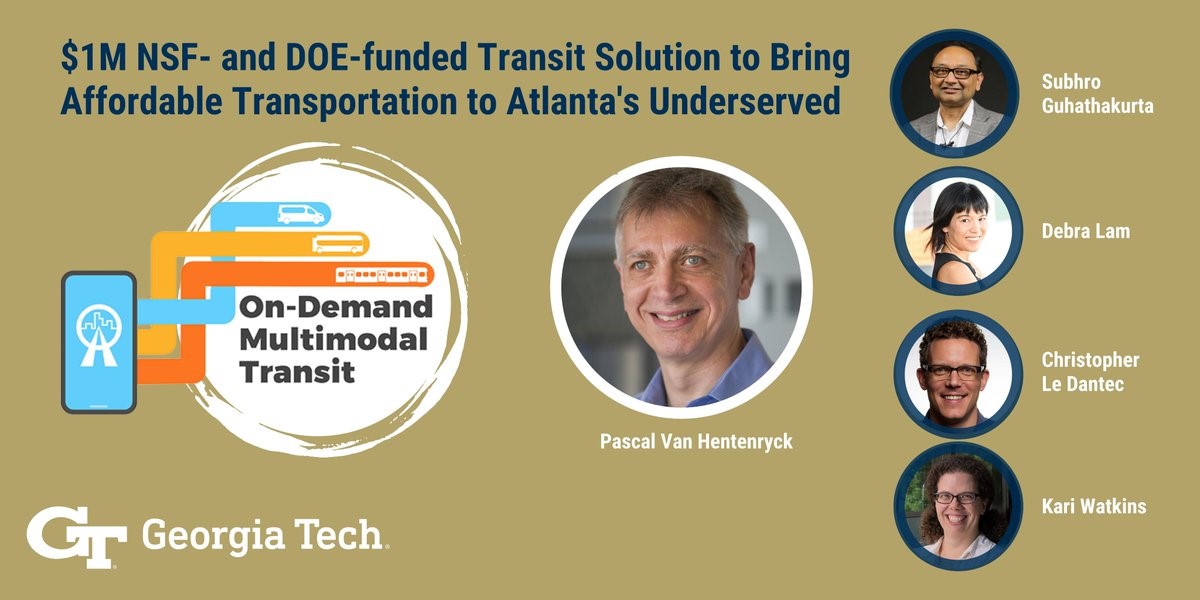 Pascal and leaders of On-Demand Multimodal Transit System